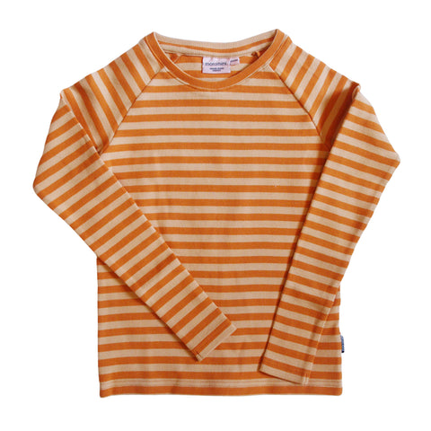 Raglan Long Sleeve Shirt - Yellow and Brown