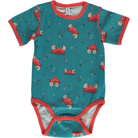 Crab Short Sleeve Onesie