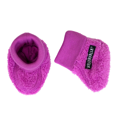 Lotus Pile Fleece Booties