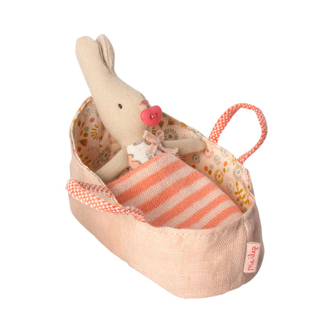 My Rabbit in Rose Carrycot