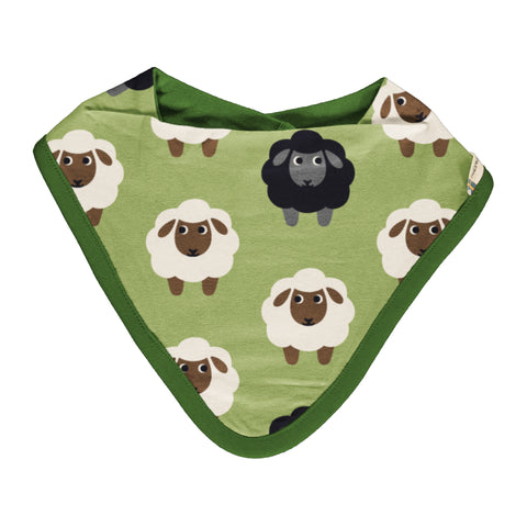 Green Sheep Drool Bib