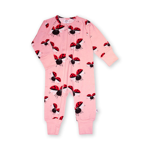 Ladybug Zip Romper