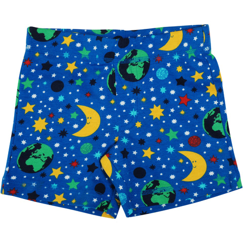 Blue Mother Earth Shorts