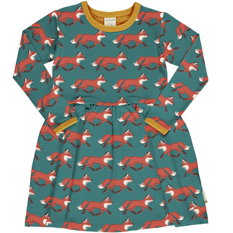 Winter Fox Twirly Dress