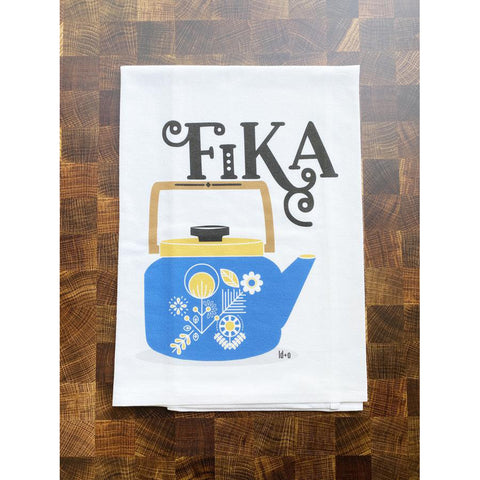 Fika Tea Towel