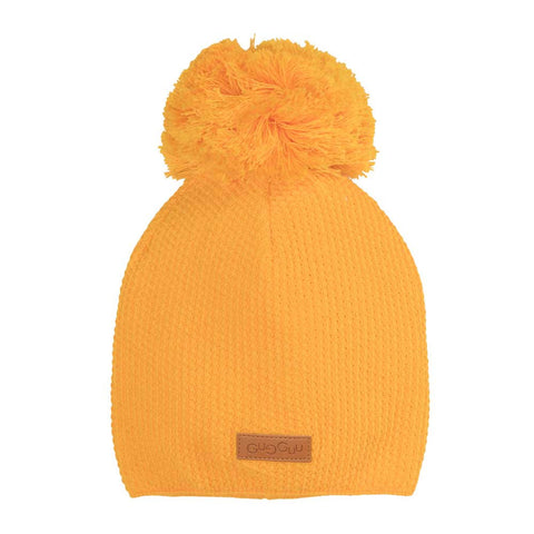 Sunny Yellow Hat with Tuft