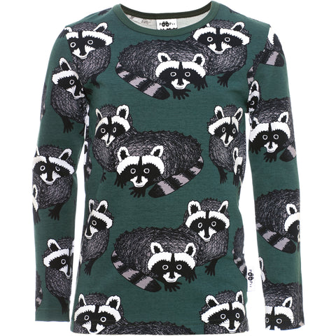 Uljas Green Raccoon Shirt