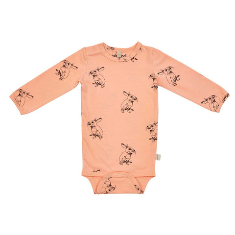 Peach Bunny Onesie