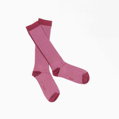 Bea Purple Knee Socks