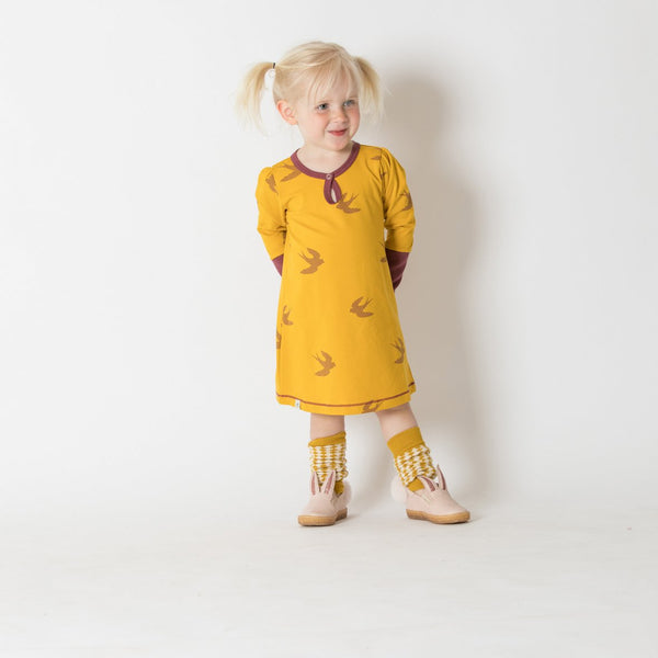 Ida Gold Bird Dress