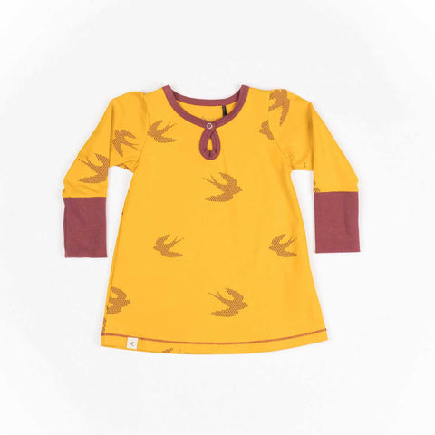 Ida Gold Bird Dress