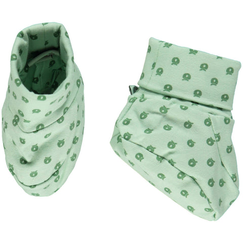 Mint Green Baby Booties