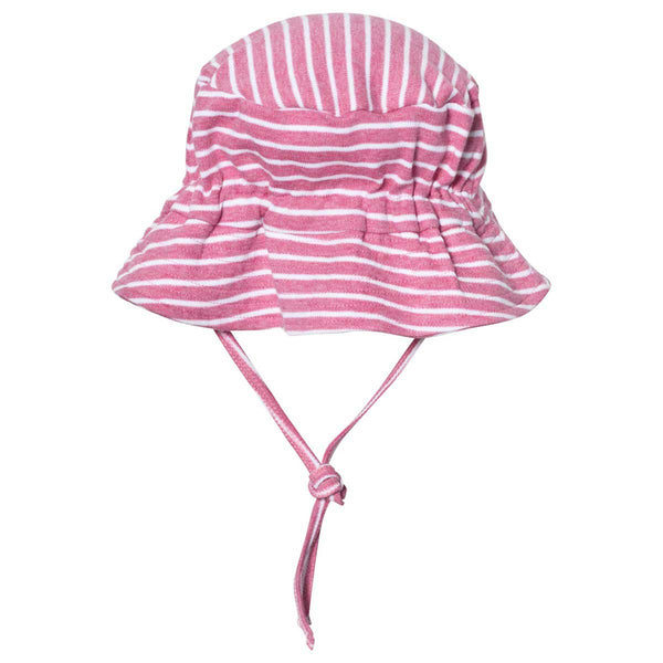 Sun Hat Pink & White