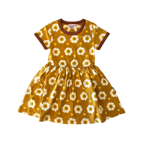 70's Flower Twirly Dress