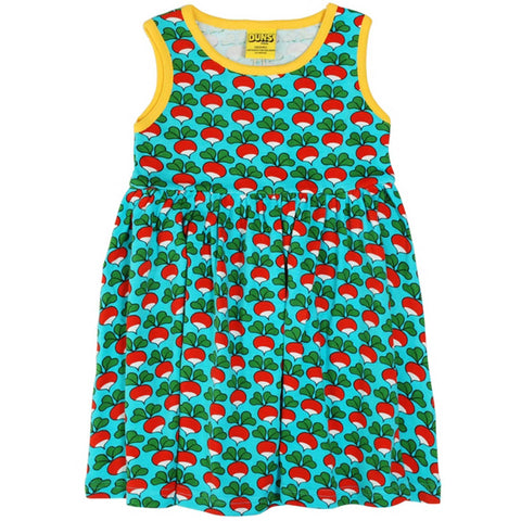 Turquoise Radish Twirl Dress