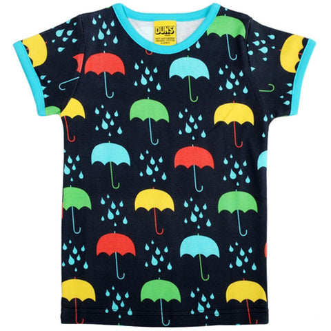Umbrella and Raindrop T-Shirt