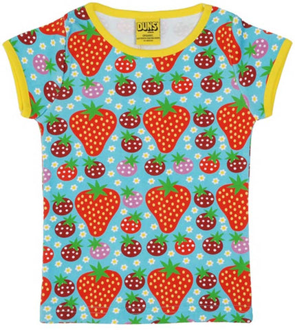 Turquoise Strawberry Field T-Shirt