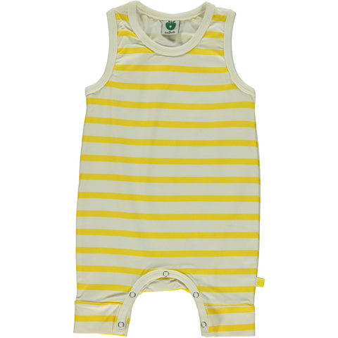 Yellow Stripe Romper