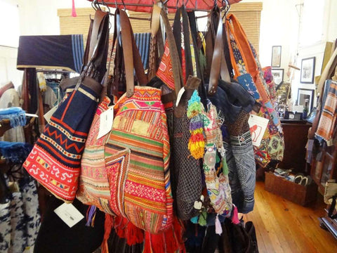The Elephant Story carries a wide range of Asian woven bags and purses.