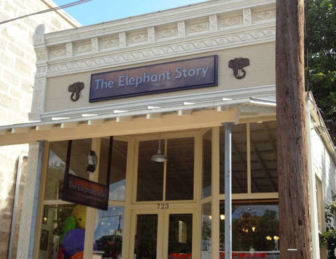 The Elephant Story, a shop housed in a historic landmark 1913 building that was once a pool hall, features artisan wares from Asia.