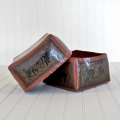 Burmese Lacquerware Square Box (large)