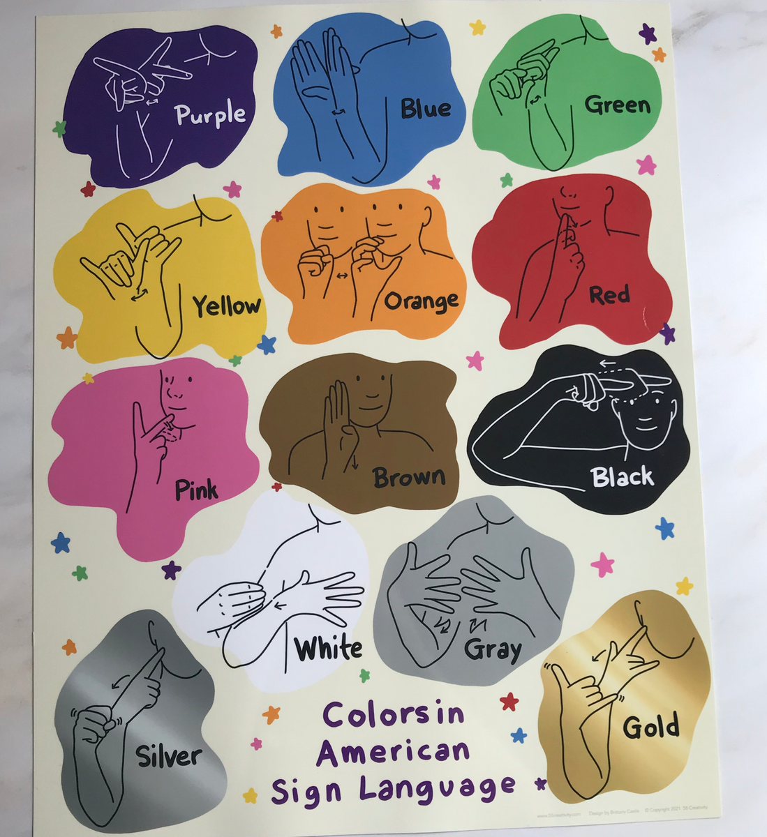 ASL Color Poster 58 Creativity