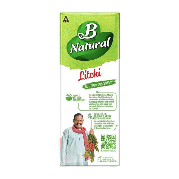 Buy B Natural Litchi Juice 0ml Online At Best Price Itc Estore