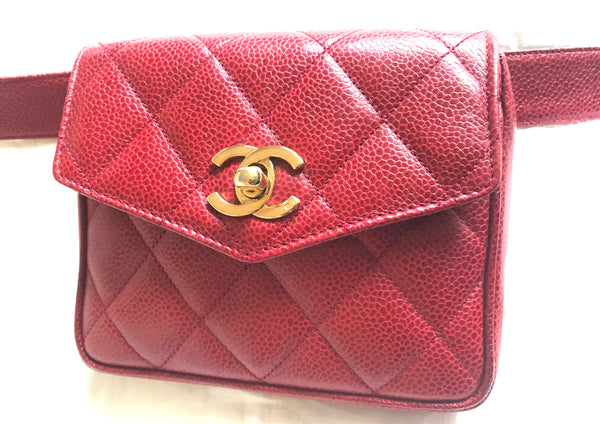 red chanel fanny pack