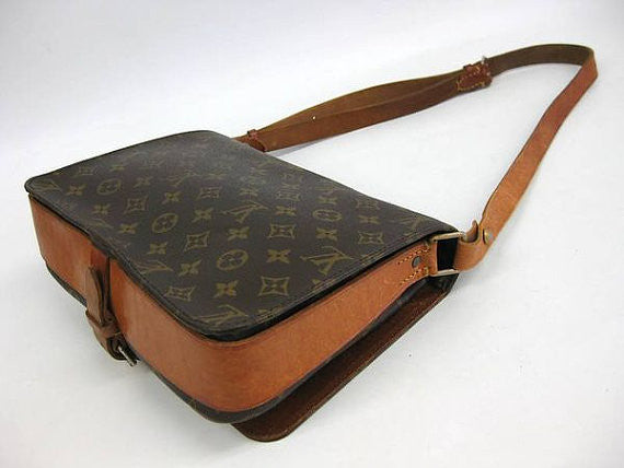 SOLD OUT: 70s-80s Vintage Louis Vuitton Monogram shoulder purse Cartou – eNdApPi ***where you ...