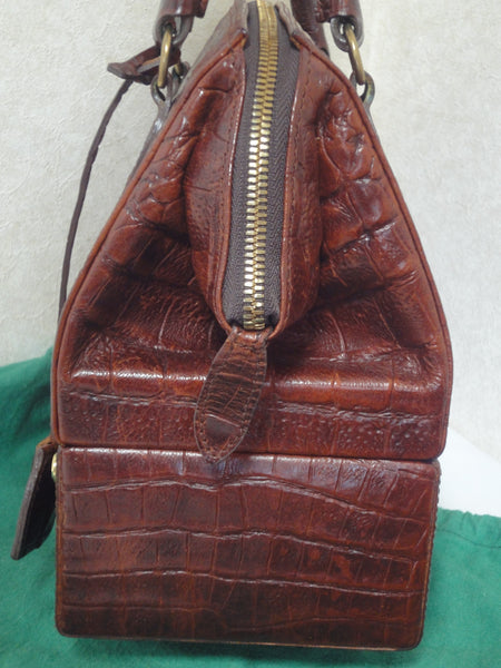 MINT. Vintage Mulberry croc embossed leather birkin doctor&#39;s bag style – eNdApPi ***where you ...