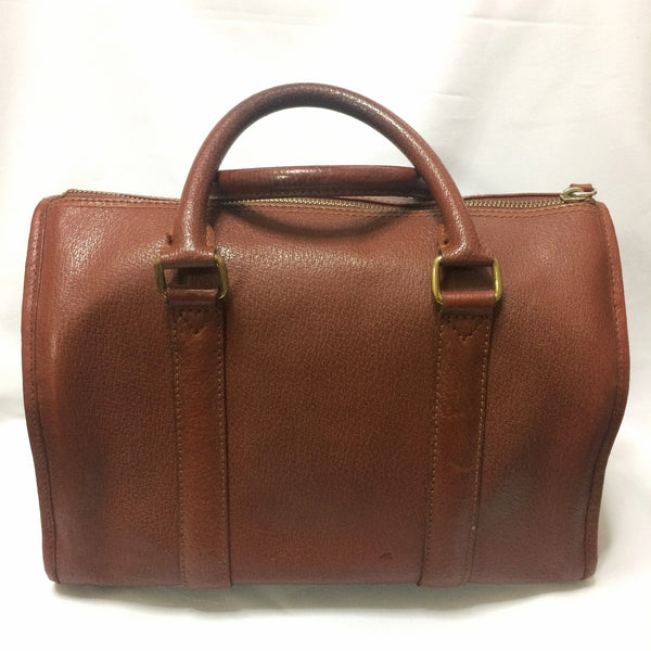 Vintage Ralph Lauren brown leather speedy style bag, mini duffle purse – eNdApPi ***where you ...