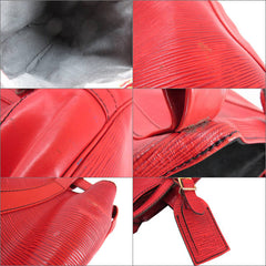 SOLD OUT: 80s vintage Louis Vuitton epi randonee GM purse, red. red epi hobo unisex for all generations