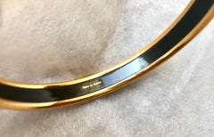 Vintage Hermes gold and blue cloisonne enamel bangle with Jaguar couple. CIRCUS. Made in Austria. Beautiful jewlery. Cheetah, panther