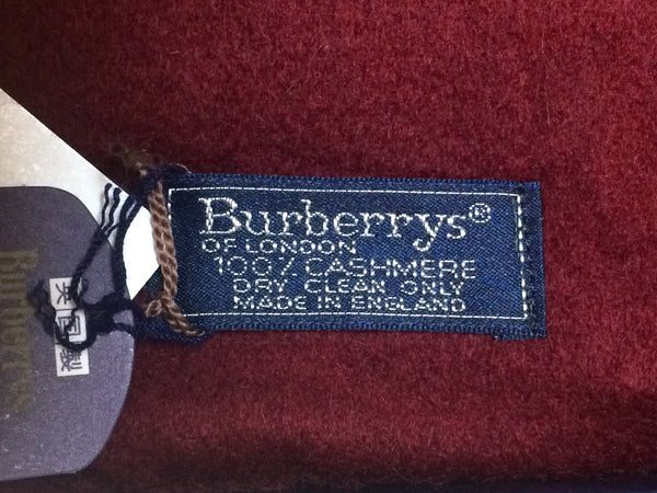 vintage burberry tag