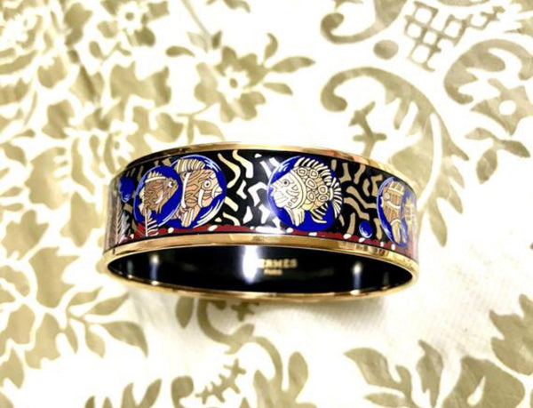 vintage hermes enamel bracelet