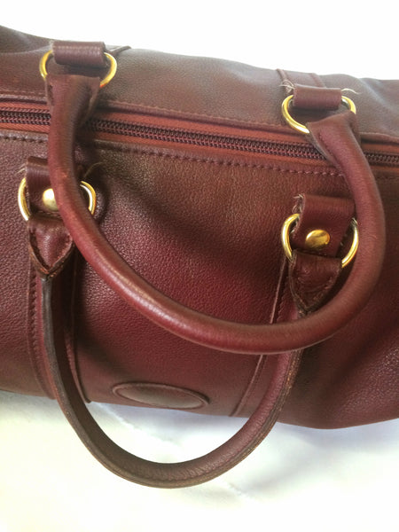 affordable leather duffle bags