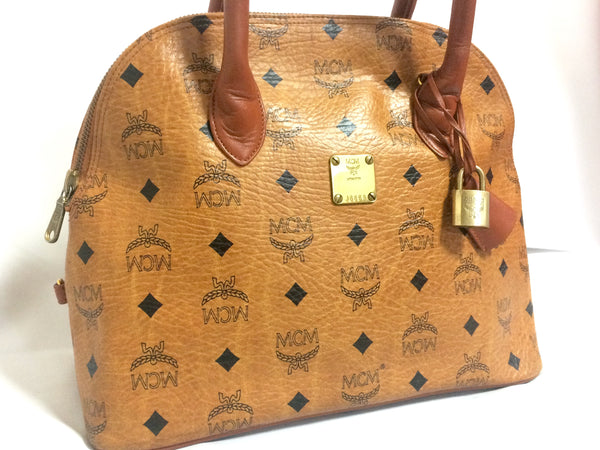 Vintage MCM classic brown monogram 