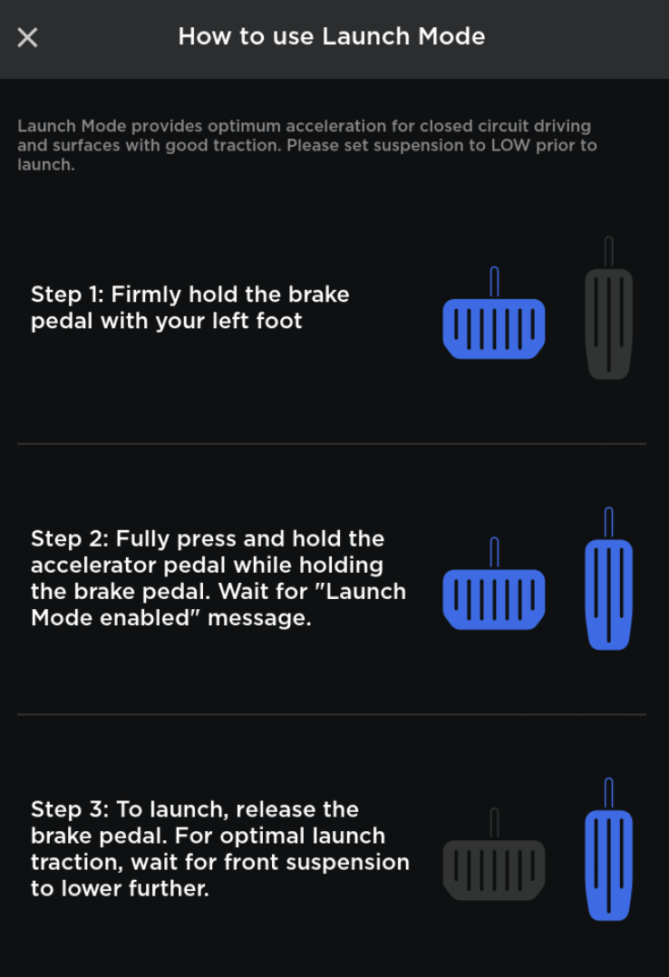 Tesla-2020.12.10-Update-Cheetah-Launch-Mode