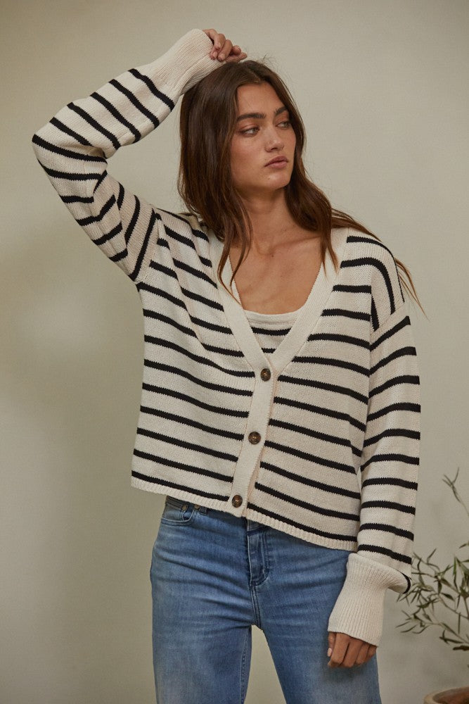 Stella Stripe Cardigan