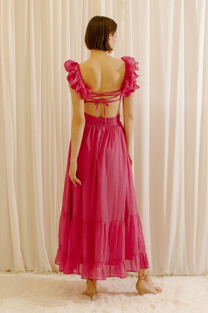 Romantic Pastel Maxi Dress