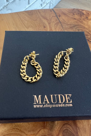 18K Lila Chain Earrings