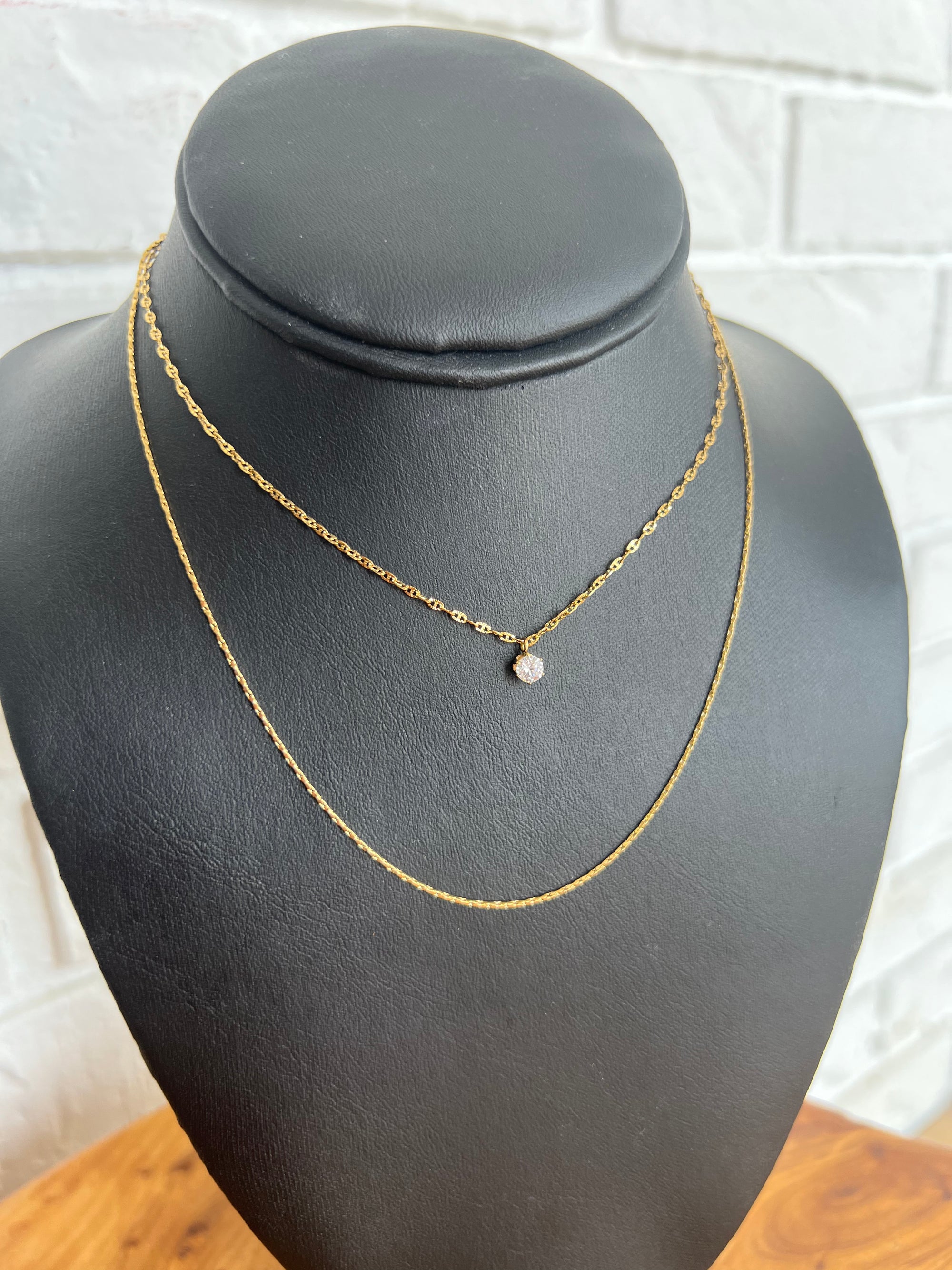 18K Demi Double Strand Necklace