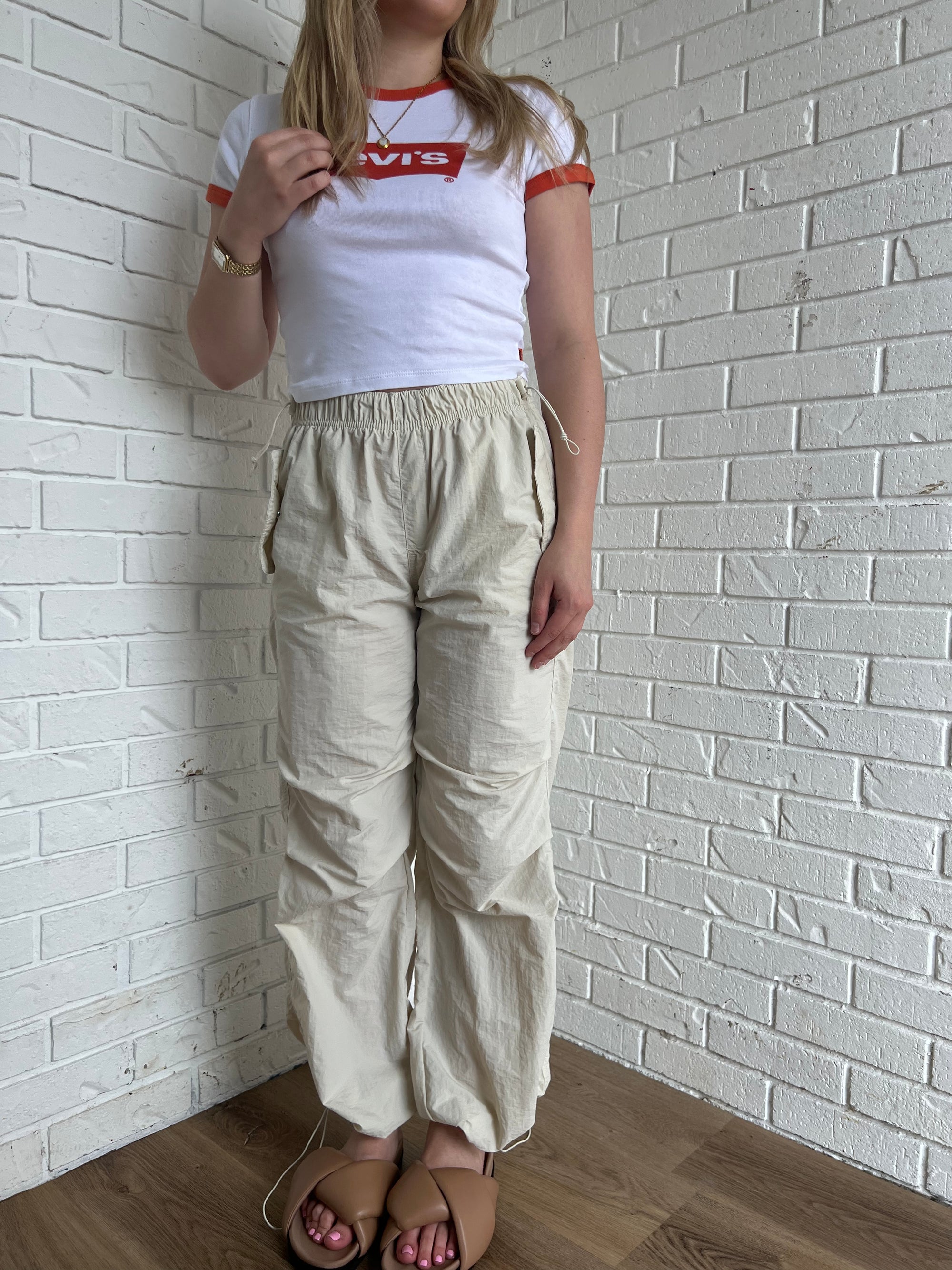 Loose Fit Parachute Pants