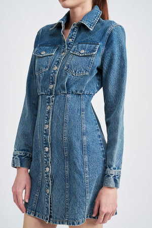 Denim Mini Dress