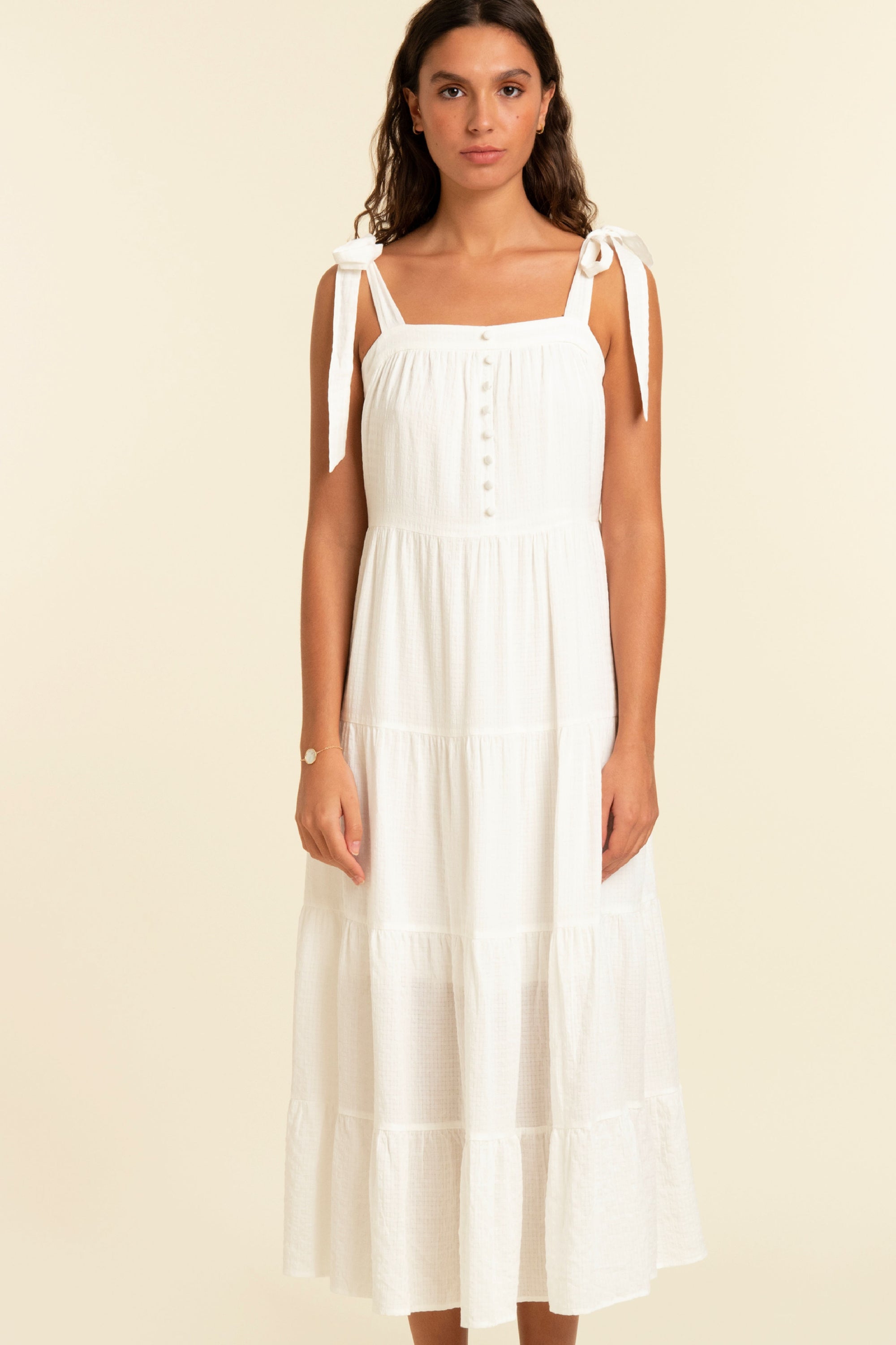 FRNCH Helena Maxi Woven Dress