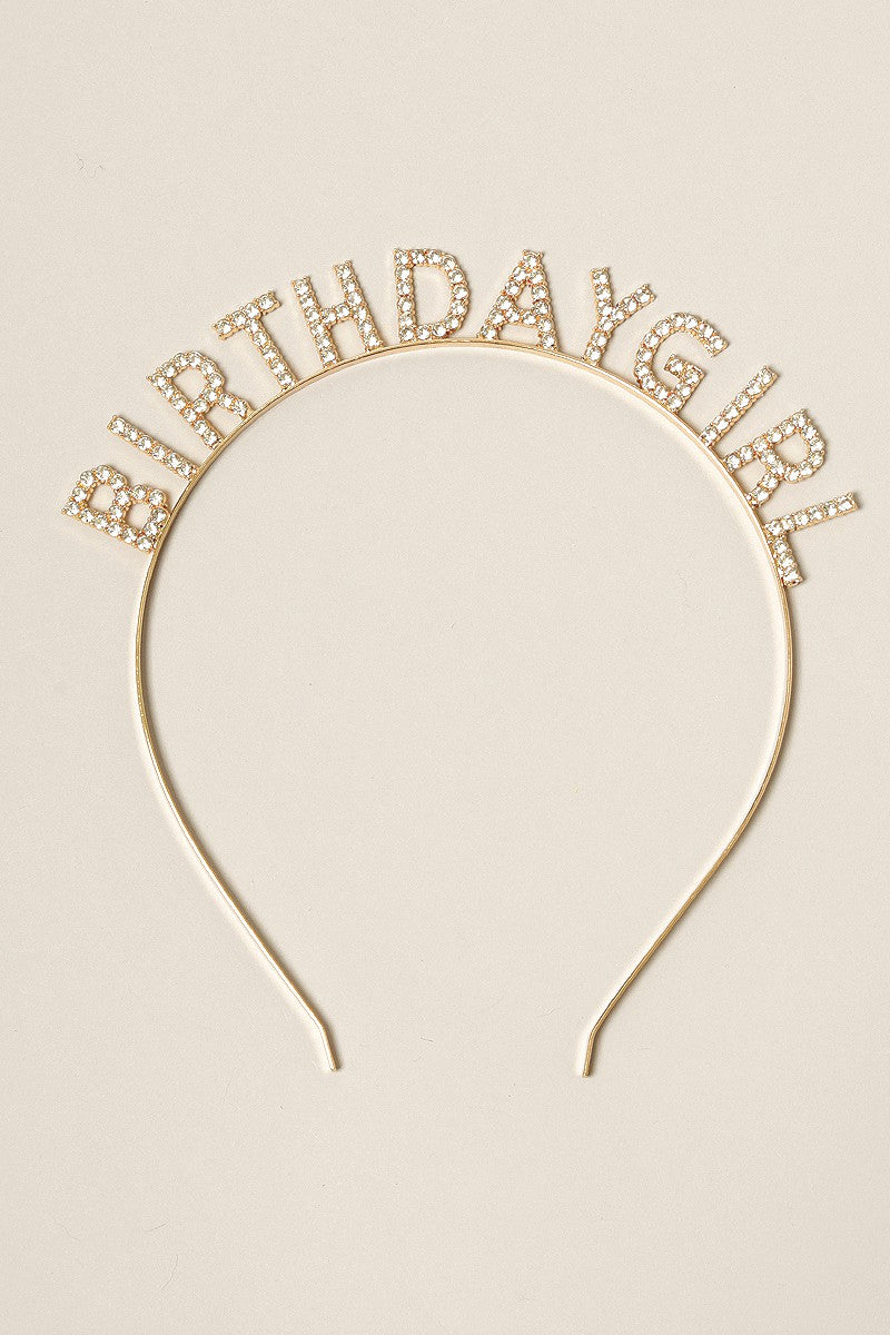 Birthday Girl Metal Headband