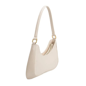 Melie Bianco - Yvonne Vegan Small Shoulder Bag in Ivory