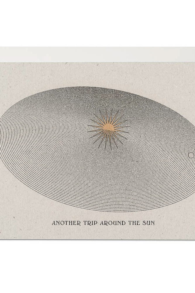 Around the Sun Birthday Card