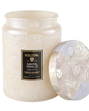 Voluspa Large Glass Jar Candle (STORE PICK UP ONLY)