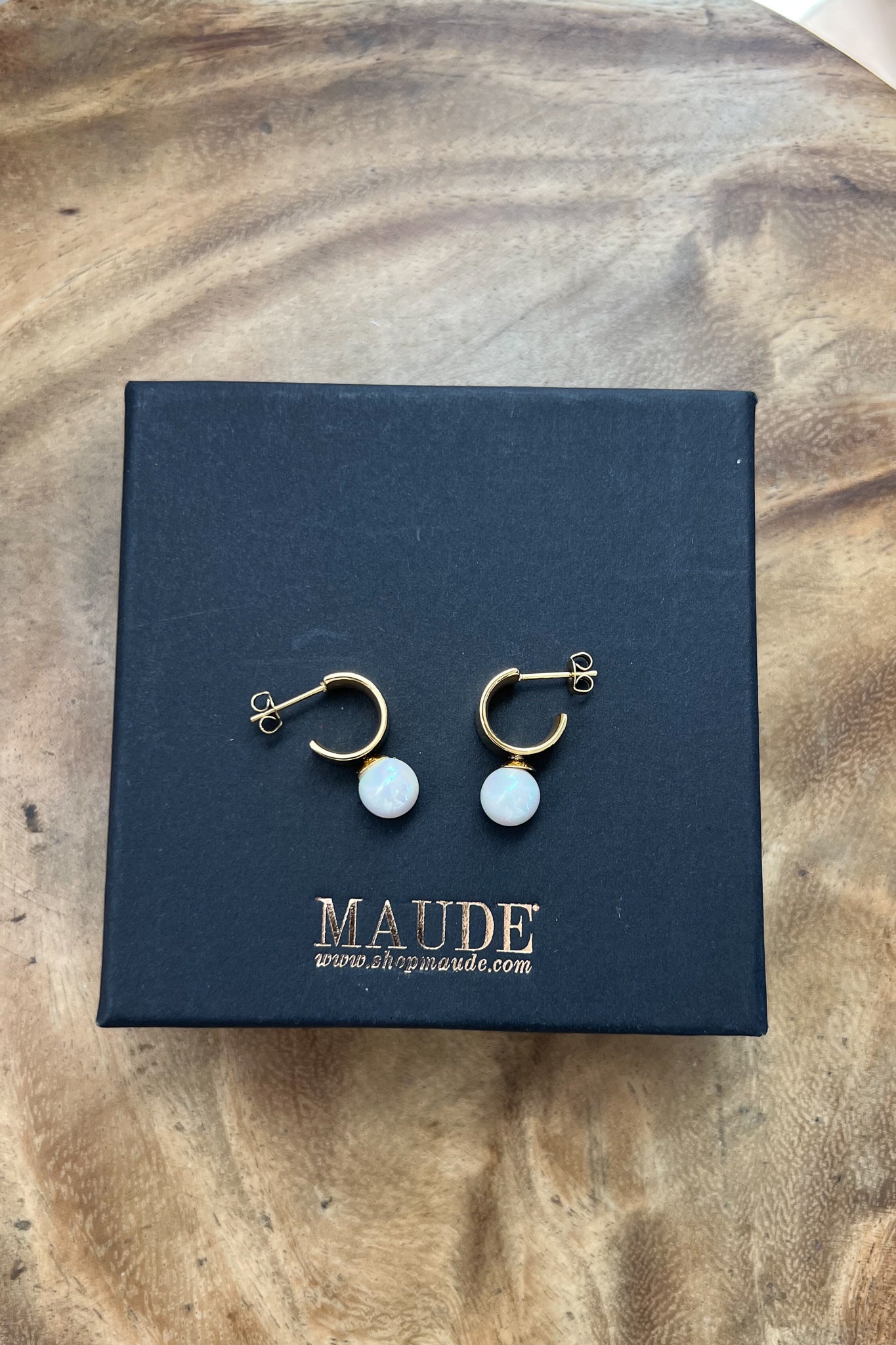 18K Bailey Pearl Earrings